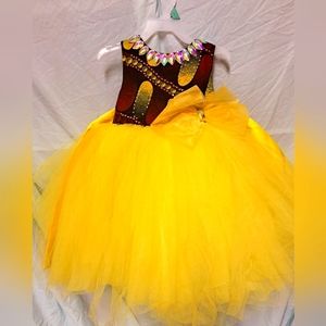 Beautiful Princess ball gown dress for Toddler and Girls.